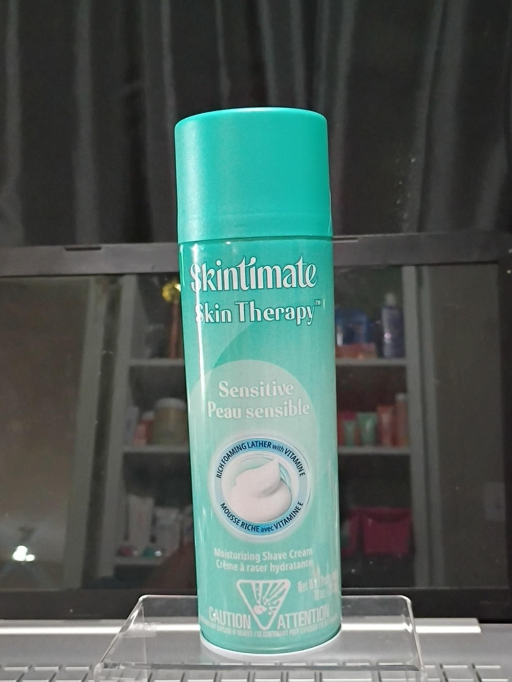 Skintimate Skin Therapy Sensitive Moisturizing Shave Cream - Teal